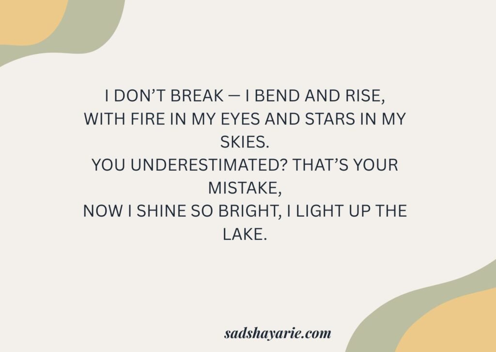 attitude shayari in english