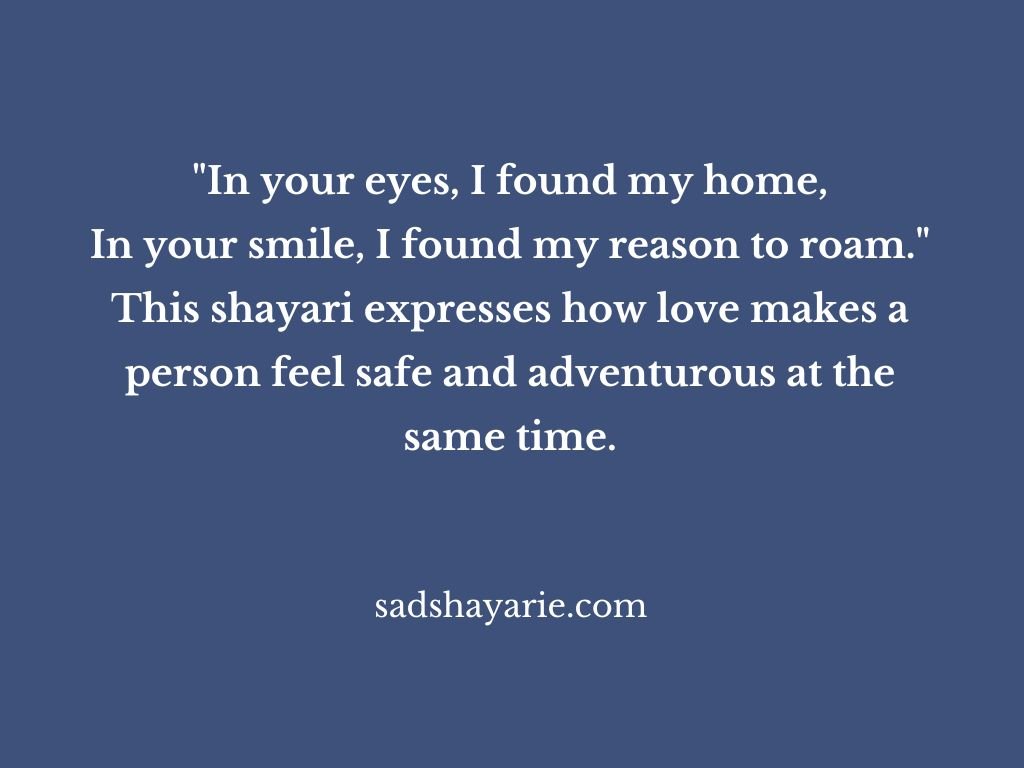 love shayari in english