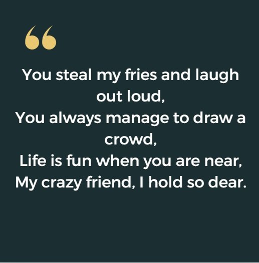 best friend shayari in english