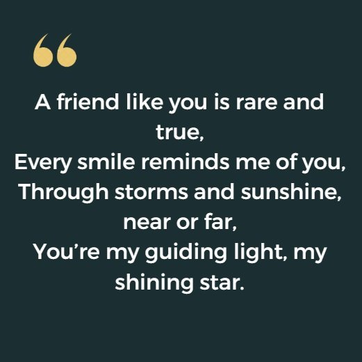 best friend shayari in english